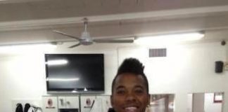 Robinho, le joueur du Milan AC en Wati B