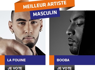 Booba opposé à La Fouine au Trace Urban Music Awards