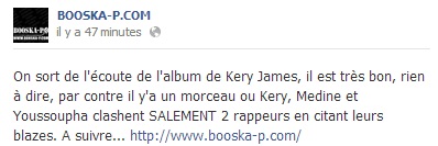 Kery James, Medine et Youssoupha en clash contre 2 autres rappeurs ?