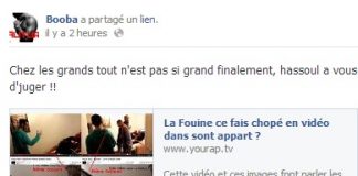 Booba lâche le lien d’une se*tape de La Fouine sur Facebook ?