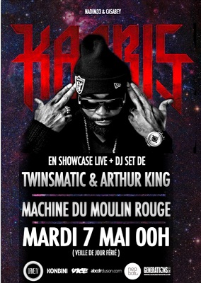 Kaaris en concert Le 7 Mai à La Machine du Moulin Rouge à Paris
