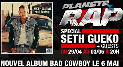 Seth Gueko et Mac Tyer – Freestyle à Planète Rap Bad Cowboy
