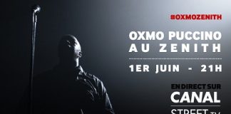 Oxmo Puccino au Zénith de Paris en direct sur Canal Street
