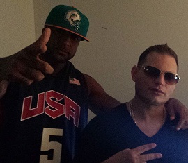 Booba en studio avec le producteur Scott Storch