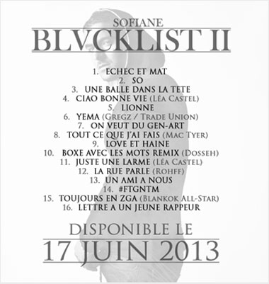 Roh2f sur le projet Blacklist 2 de Sofiane