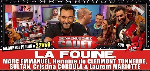 La Fouine dans l'émission Bienvenue chez Cauet