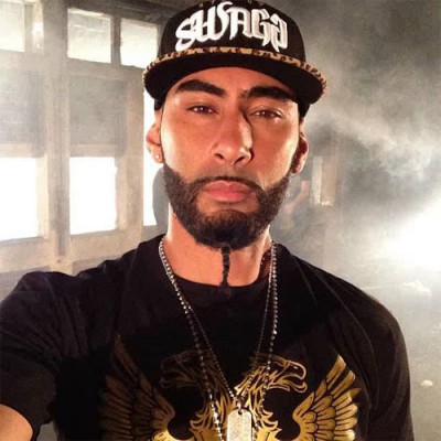 La Fouine sur le tournage du clip Redbull et Vodka