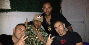 Booba avec Jérémy Ménez et Karim Benzema