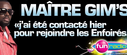 Maitre Gims devrait rejoindre Les Enfoirés !
