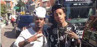 Black M pose avec Wiz Khalifa