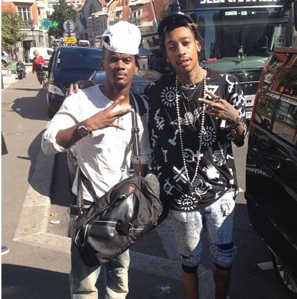 Black M pose avec Wiz Khalifa