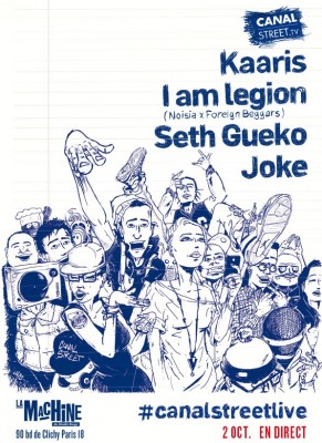 Canal Street Live avec Kaaris, Seth Gueko, Joke et I Am Legion