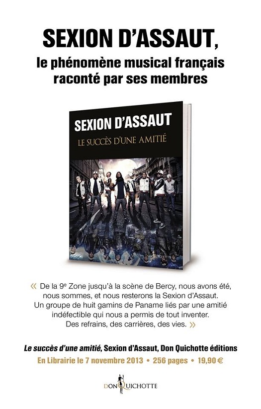 Sexion d'Assaut se dévoile dans un livre