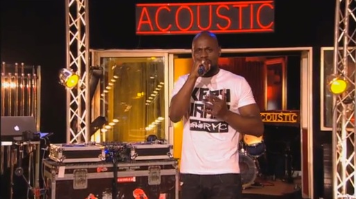 Kery James : Des Mots, A l'horizon, Constat Amer en live dans Acoustic sur TV5