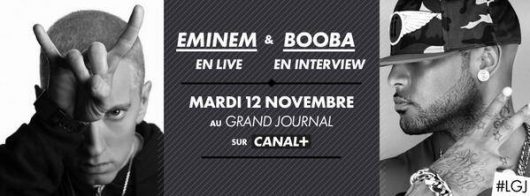 Booba et Eminem seront les invités exceptionnels du Grand Journal sur Canal +