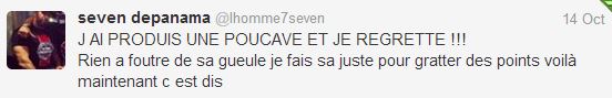 Seven clash Fababy sur Twitter !