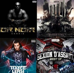 Sexion d'Assaut, Maitre Gims, Kaaris, Hayce Lemsi dans le dernier Top Album-450x234