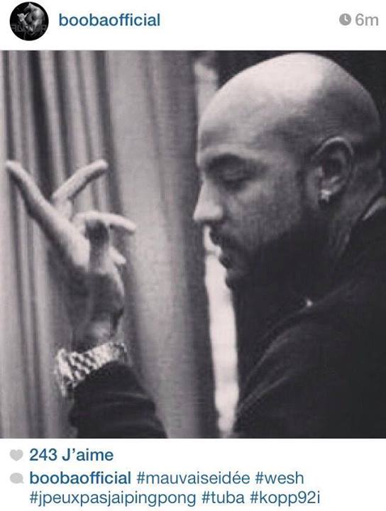 Booba nargue Roh2f sur son compte Instagram !