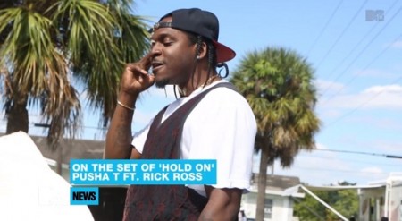 Pusha T ft Rick Ross - Hold On (Clip)