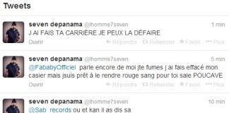 Seven clash Fababy sur Twitter !