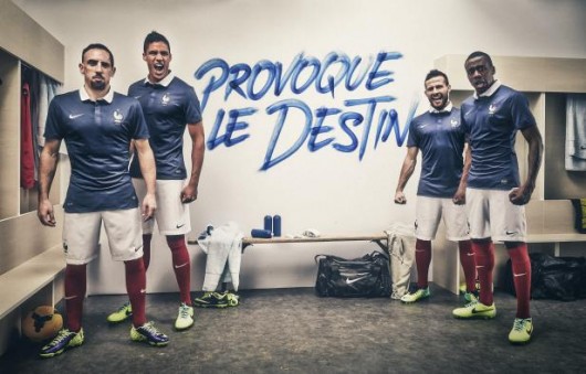Nike présente le maillot de l'équipe de France pour la Coupe du Monde