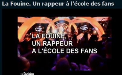 La Fouine dans l'émission l'école des fans !