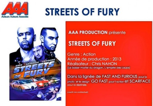 Sinik et La Fouine réunis dans le film Streets Of Fury ?