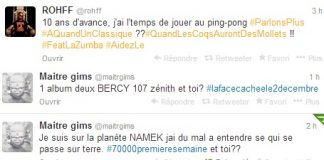 Maitre Gims, Booba vs Rohff : un nouveau clash sur Twitter !