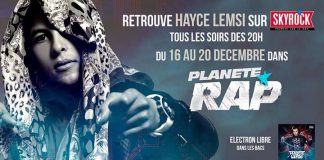 Hayce Lemsi direct sur Skyrock pour son premier Planète Rap
