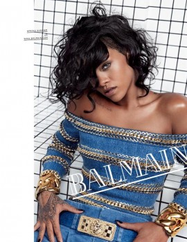 Rihanna, nouvelle égérie de la Maison de couture Balmain !