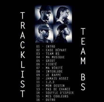 La Fouine : Team BS la pochette et la tracklist de leur album