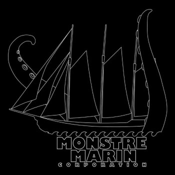 Maitre Gims présente le logo de son label Monstre Marin Corporation