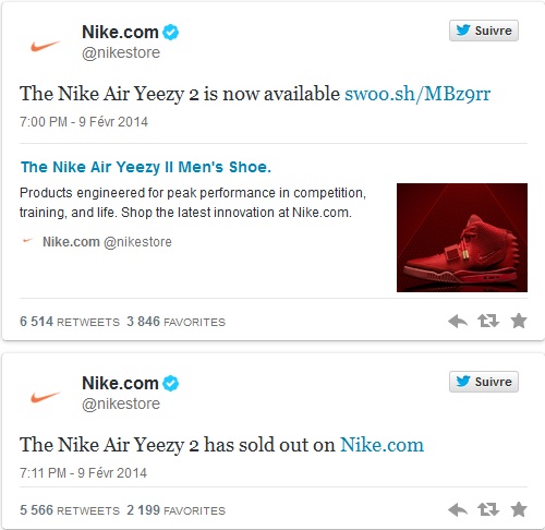 Kanye West : Air Yeezy 2, Red October rupture de stock en... 11 minutes !