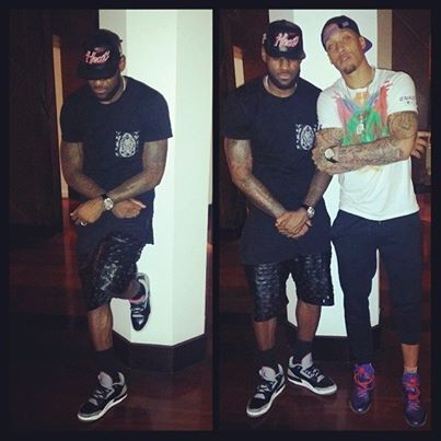 Michael Beasley s’affiche en Unkut en compagnie de Lebron James
