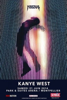 Kanye West en concert à Montpellier, le 21 Juin 2014 !
