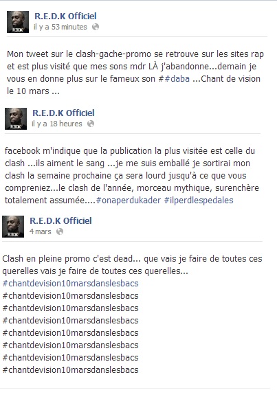 R.E.D.K réagit avec humour au clash Booba/Kaaris !