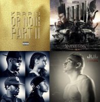 Maitre Gims, Jul, Team BS, Kaaris, Booba, Tunisiano dans le top album