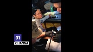 Rihanna, Beyoncé, Rita Ora... Découvre les tatouages des stars, même les plus discrets !
