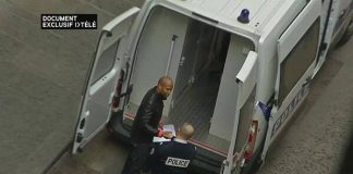 Rohff dans le fourgon de police (photo)