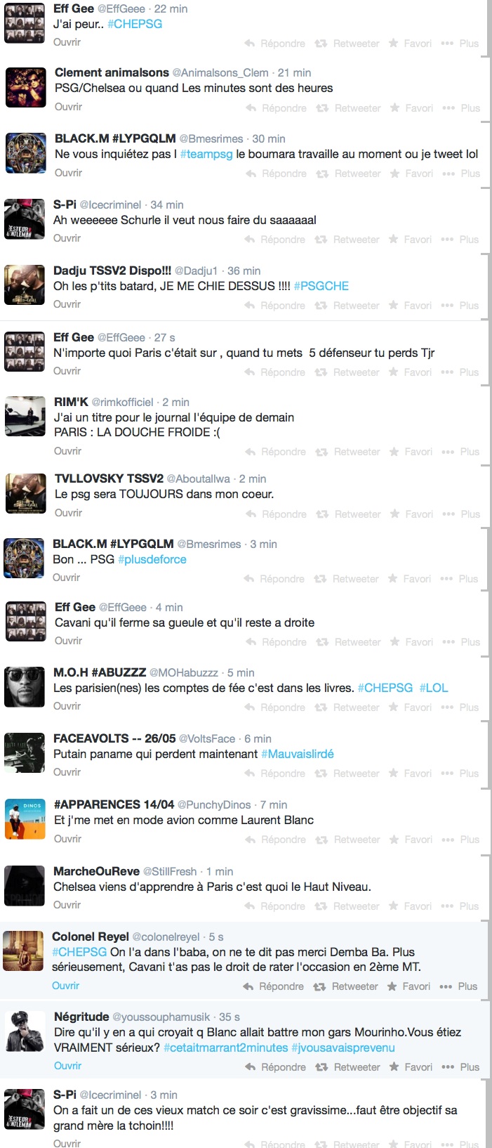 Black M, Youssoupha, Rim'K, le rap français commente Chelsea vs PSG