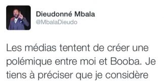Dieudonné et Booba : il n’y a pas de clash entre les 2 artistes