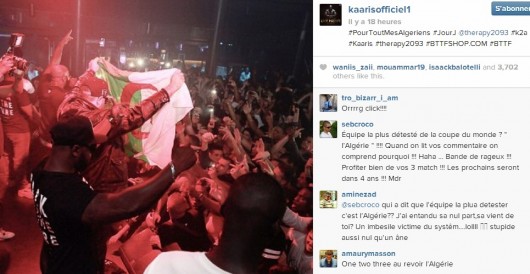 Kaaris soutient l'Algérie et la Côte D'Ivoire !