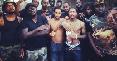 Lacrim avec Lil Durk à Miami sur le tournage de son clip