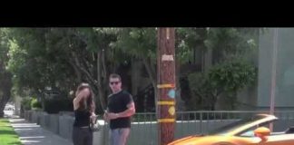 Un homme piège une femme avec sa lamborghini !