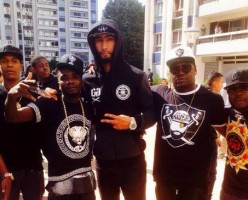 La Fouine avec Kozi sur le tournage de son nouveau clip !