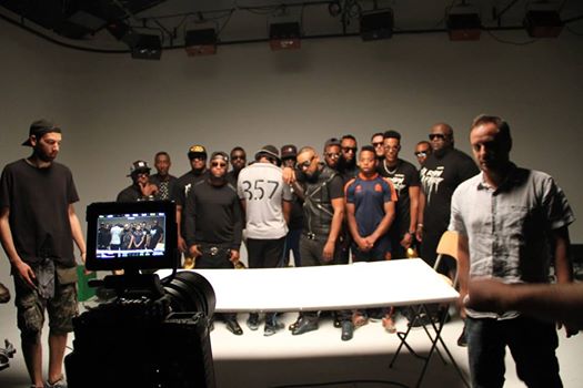 Alonzo sur le tournage du clip Y'a rien à faire (photos)