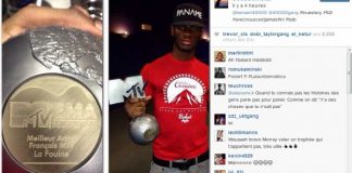 Booba clash La Fouine en affichant son trophée MTV volé