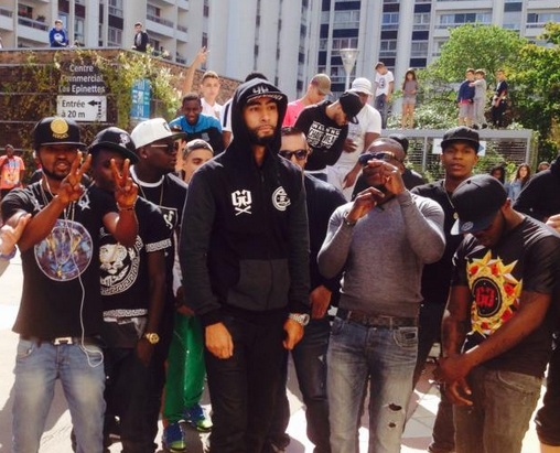 La Fouine avec Kozi sur le tournage de son nouveau clip !