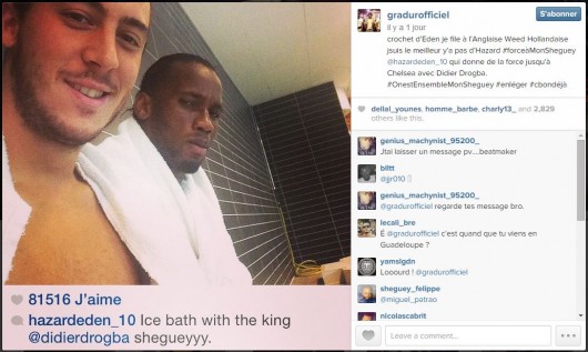 Eden soutient Gradur sur Instagram !