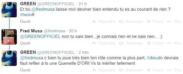 Green Money demande des explications à Fred de Skyrock